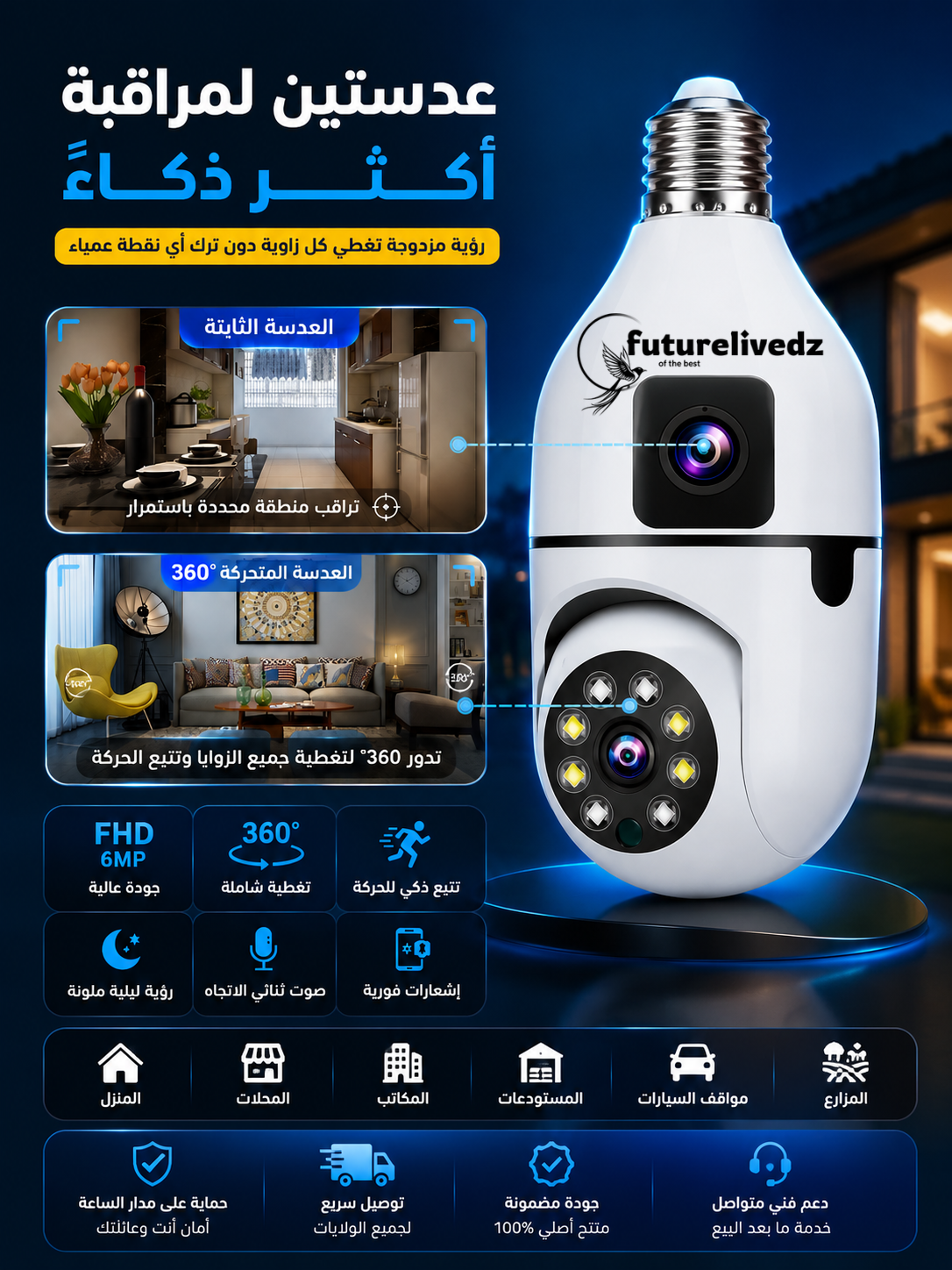 Smart Camera YOOSEE AI Pro™ 6MP